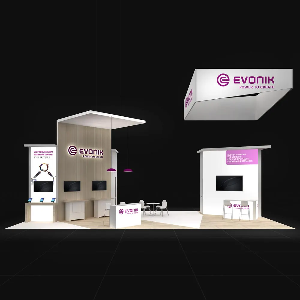 20x40 Trade Show Rental Booth - RLU2040 56 | Exponents