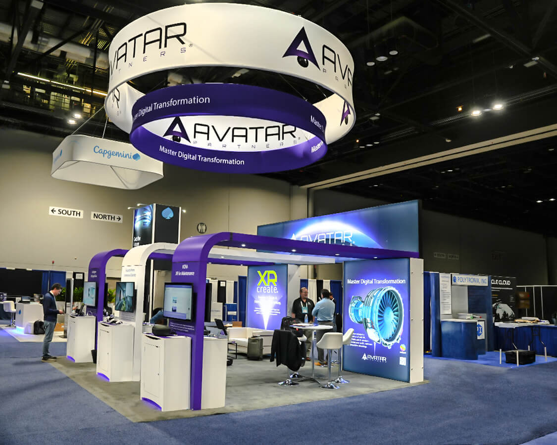 Avatar - 20x20 Exhibition Stand Rental AT ITSEC Show 2024, Orlando, FL